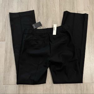 NWT J Crew Super 120s City Fit Dress Pants 0 Black Lightweight 100% Wool